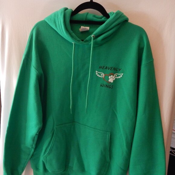 NWOT Heavenly Wings Green Sweatshirt,.. - Picture 1 of 10